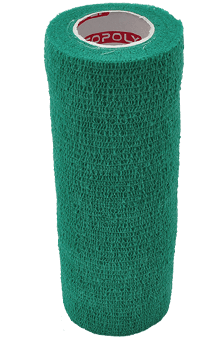 Bandaj elastic autoadeziv 15cm - Verde